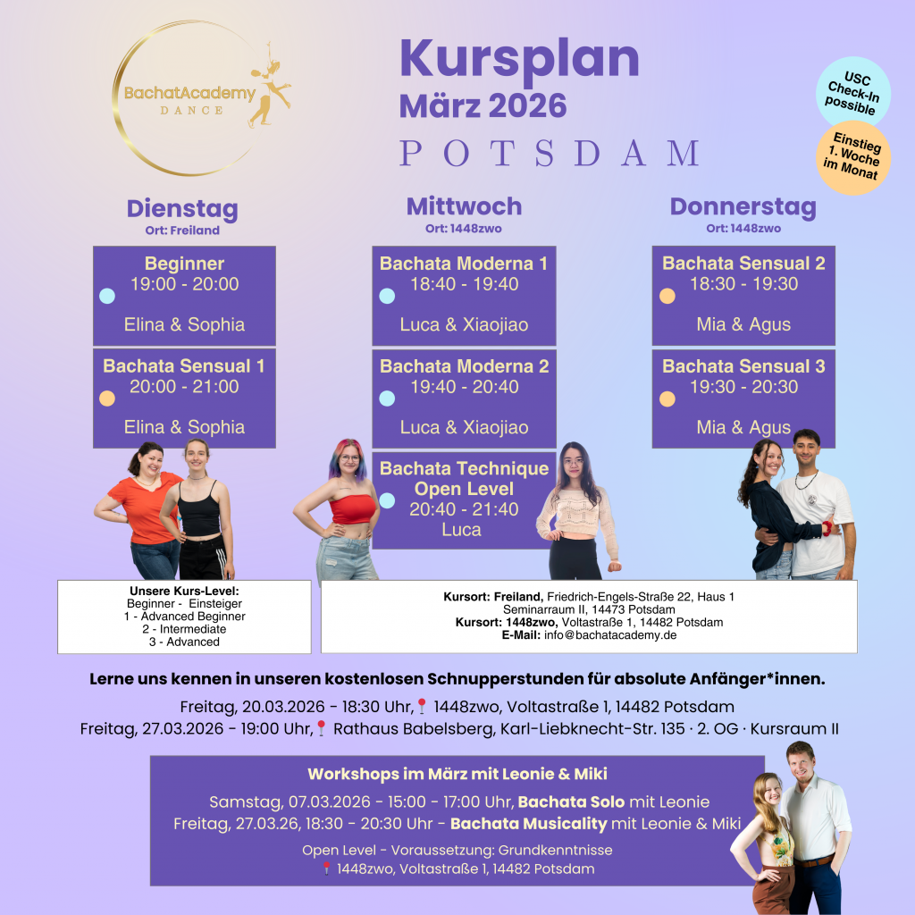 Bachata Kursplan Potsdam